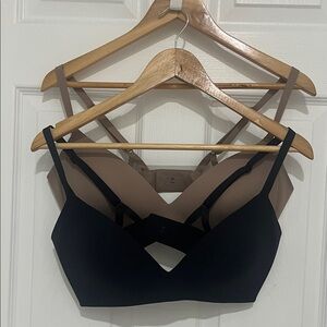 lululemon athletica Black and Tan Bra Set